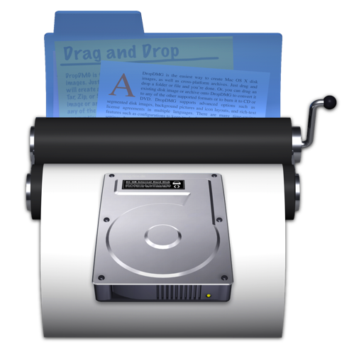 Dropdmg quickly create disk image archives icon