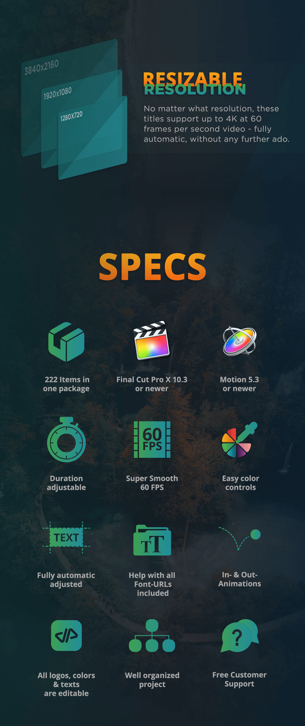 The Ultimate Titles Pack for Final Cut Pro X and Apple Motion Screenshot 03 tb0hqgy