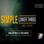 Simple Lower Thirds and Titles for Final Cut Pro X